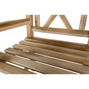 Åre Natural Teak Outdoor Patio Dining Chair with Arm Rests