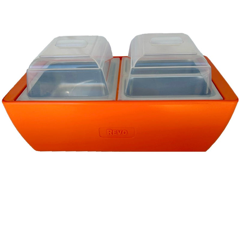 REVO Dubler HEAT | Flameless Chafer and Cooler | Orange Burst