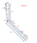 Folding Mounting Bracket for Mini Split Unit with Leveler by Pioneer Official Store