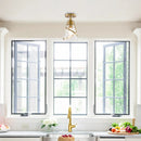 7 Inch Walker 1-Light Semi-Flush Mount Ceiling Light