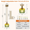 6 Inch Felix 1-Light Island Pendant Light by Parrot Uncle