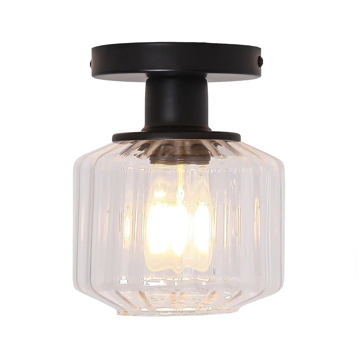6 Inch Marico 1-Light Semi-Flush Mount Ceiling Light, photo 13 of 13