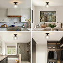 6 Inch Marico 1-Light Semi-Flush Mount Ceiling Light