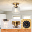 6 Inch Marico 1-Light Semi-Flush Mount Ceiling Light