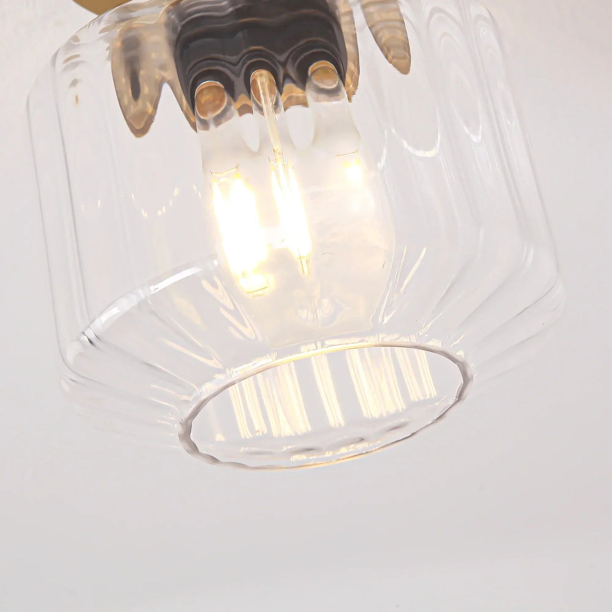 6 Inch Marico 1-Light Semi-Flush Mount Ceiling Light, photo 11 of 13