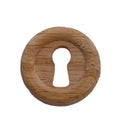 Round Oak Keyhole Cover - 1-1/16" Diameter