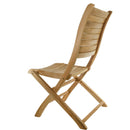 Naples Natural Teak Outdoor Patio Folding Chair by NORDICTEAK.COM