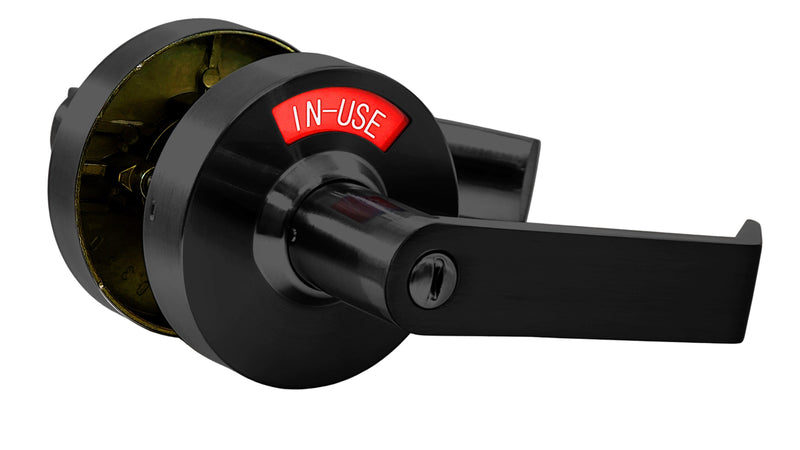 Privacy Door Lock with Occupancy Indicator in Matte Black, photo 5 of 5