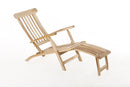 Telluride Teak Outdoor Sun Lounger Steamer by NORDICTEAK.COM