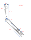 Folding Mounting Bracket for Mini Split Unit with Leveler by Pioneer Official Store