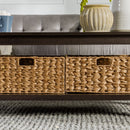 Mission Storage Coffee Table with Baskets