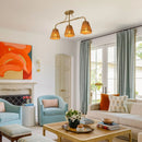 30 Inch Paddy 3-Light Chandelier