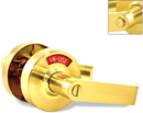ADA Door Lock with Indicator in Satin Brass - Right-Handed