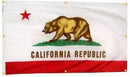 California Flag With Grommets Along with Edges for Wall Hanging by Flagman of America
