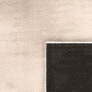 Soft Area Rug with Anti-Slip Backing Washable - Dark Beige