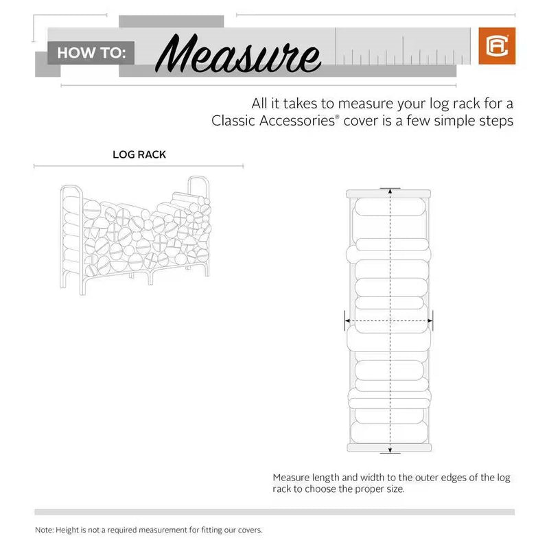 Black Firewood Rack Cover - Fits 4-ft. Log Racks, photo 5 of 5