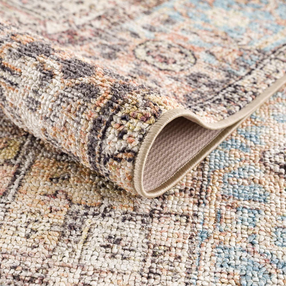 Beck Peach Washable Area Rug, photo 11 of 21