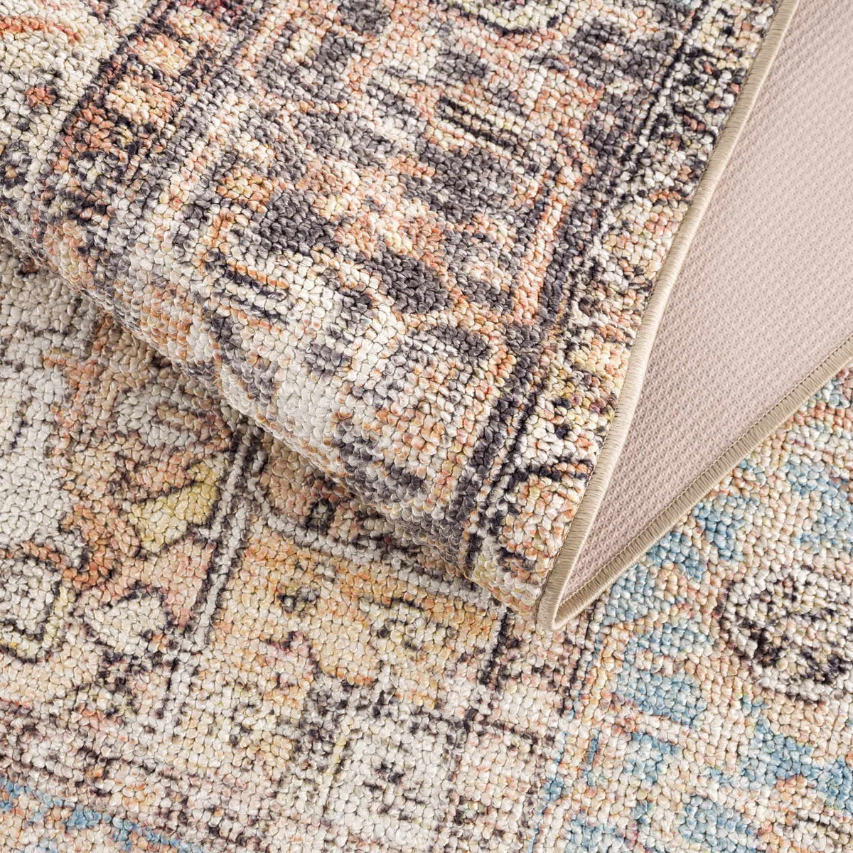 Beck Peach Washable Area Rug, photo 13 of 21
