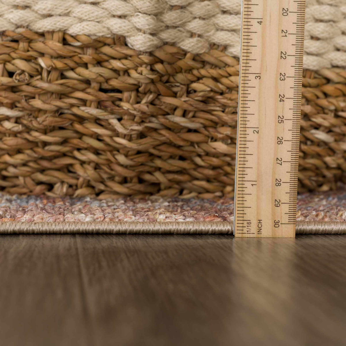 Anshu Peach Washable Area Rug, photo 11 of 17