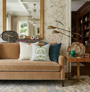Cairo Pillow Cover in Green, Thibaut Pillows