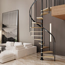 CALGARY 55" Diameter Standard Spiral Staircase Kit