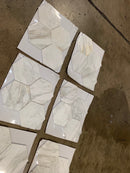 Calacatta Gold Marble 1/2" x 12" - Pencil Liner Polished Tile