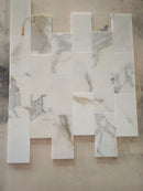 Calacatta Gold Marble 3" x 6" Polished Tile