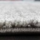 Modern Area Rug Canvas Artful Design in Grey