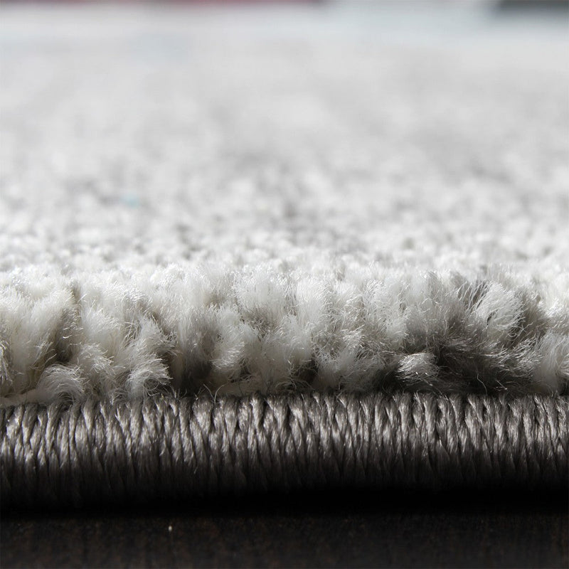 Modern Area Rug Canvas Artful Design in Grey