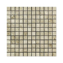Cappuccino Marble Square 2" x 2" Tumbled Tile