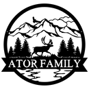 Caribou Outdoor Monogram