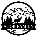 Caribou Outdoor Monogram