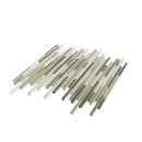 Beige 12x12 Glossy Matte Textured Brick Glass Mosaic Tile (5 pack, 4.83 sq ft/case)