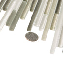 Beige 12x12 Glossy Matte Textured Brick Glass Mosaic Tile (5 pack, 4.83 sq ft/case)