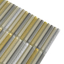Gold 12x12 Glossy Brick Glass Mosaic Tile (5 pack, 4.83 sq ft/case) - Sample
