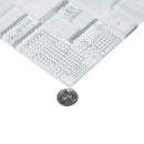 Pearl White 12x12 Polished Matte Textured Versailles Glass Stone Mosaic Tile (5 pack, 4.75 sq ft/case)