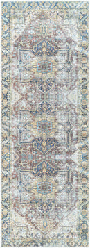 Blue Catigpian Distressed Washable Area Rug - Clearance