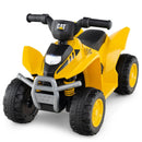 6V Kids Ride on ATV CAT-Licensed with Horn Sound for 18-36 Months Old-Yellow by LJGDeals