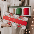 Christmas Candle Gift Box Set (Christmas, Warm and Cozy, Fraser Fir) by Sweet Water Decor