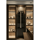 CB05 1.5W DC12 Low Voltage Round LED Cast Aluminum Recessed Cabinet Light Down Lighting Fixture