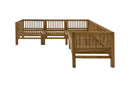 Kauai Natural Outdoor Chaise Couch Set with Sunbrella Cushions by NORDICTEAK.COM