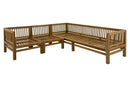 Kauai Natural Outdoor Chaise Couch Set with Sunbrella Cushions by NORDICTEAK.COM