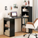 Computer Desk Writing Workstation Office with 6-Tier Storage Shelves
