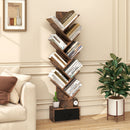 10-tier Tree Bookshelf with Drawer Free