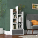 7-Tier Open-Back Bookshelf with Drawer by LJGDeals