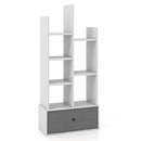 7-Tier Open-Back Bookshelf with Drawer by LJGDeals