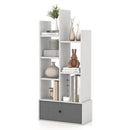 7-Tier Open-Back Bookshelf with Drawer by LJGDeals
