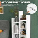 7-Tier Open-Back Bookshelf with Drawer by LJGDeals