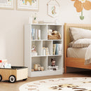 7-Section Freestanding Bookshelf for Kids Room Classroom Daycare Nursery