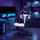 Ergonomic Gaming Chair with Removable Head Pillow & Rocking